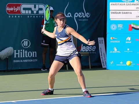 Daria Snigur will meet Kristina Kucova in the singles final of the 24th Al Habtoor Tennis Challenge tomorow.