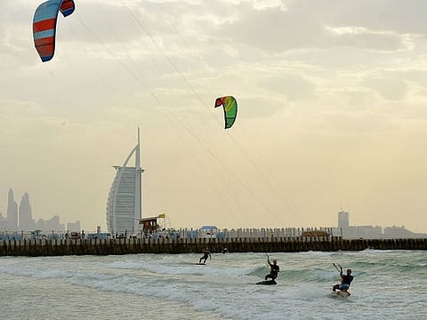 Kite Beach, Dubai. 