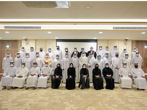 The 50 Emirati experts who took oath.