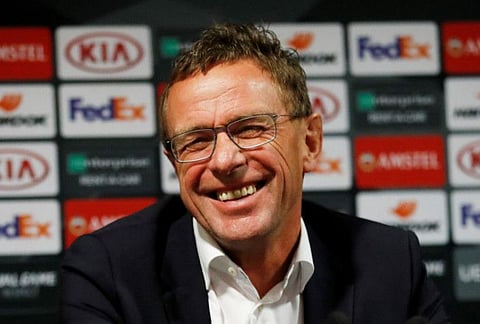German coach Ralf Rangnick has been confirmed as Manchester United's interim manager until the end of the season.
