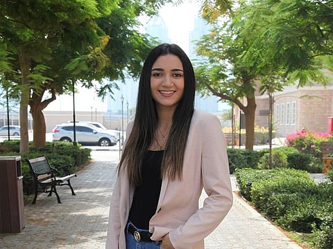 Caline Al Hage, journalism graduate from the Mohammed Bin Rashid School for Communication (MBRSC) at American University in Dubai (AUD) 