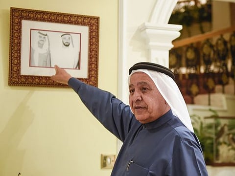 Mirza Al Sayegh, at his residence in Dubai.