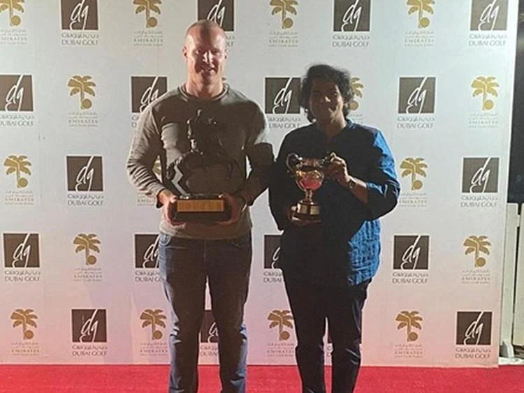 Pascal and Xavier were crowned Club Champions at Emirates Golf Club