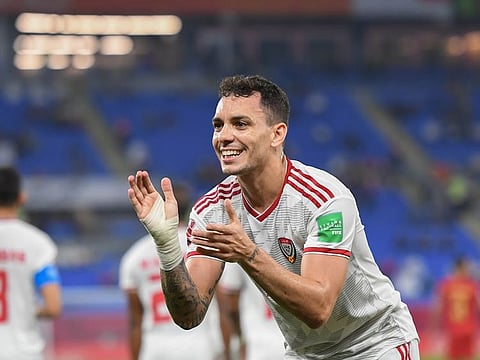 Caio Canedo opened the scoring for the UAE.