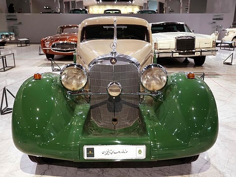 A favourite for visitors is the 1934 Mercedes 500 K Autobahn Kurier, a gift from Adolf Hitler to Reza Shah.