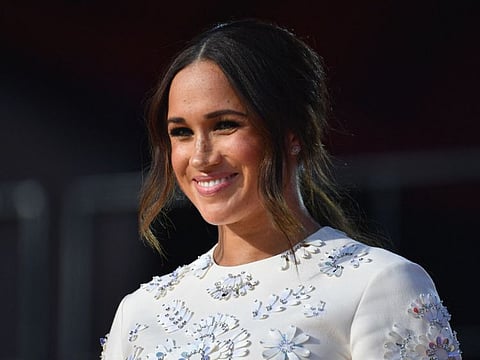 In this file photo taken on September 25, 2021 Duchess of Sussex Meghan Markle smiles during the 2021 Global Citizen Live festival at the Great Lawn, Central Park in New York City. A UK court rejected on December 2, 2021 a newspaper group's appeal against a previous judgement that it breached Meghan Markle's privacy by publishing extracts of a letter to her estranged father.