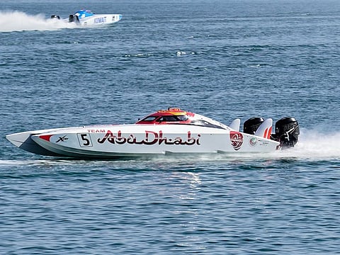 Team Abu Dhabi’s Rashed Al Tayer and Majed Al Mansoori believe they have the speed to win.