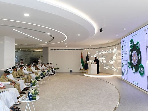 Officials from Dubai Police and Ministry of Interior, among others, during the meeting of the Expo 2020 Security Council at Expo recently in Dubai
