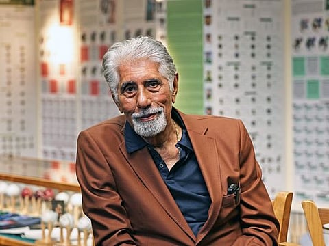 Veteran businessman and cricket aficionado Shyam Bhatia showcases his memorabilia and collectibles at his cricket museum in Dubai. 