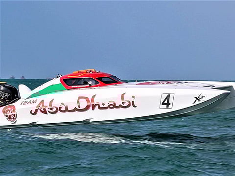 Team Abu Dhabi’s Rashed Al Tayer and Majed Al Mansoori are still fighting.