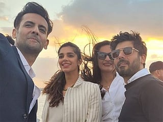 Look: Pakistani stars Fawad Khan, Sanam Saeed in Dubai
