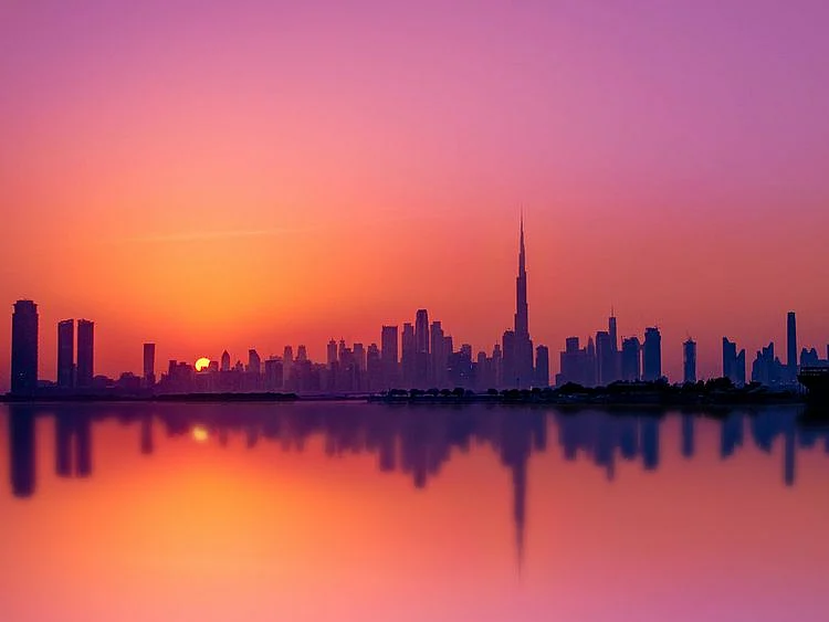 STOCK DUBAI SKYLINE