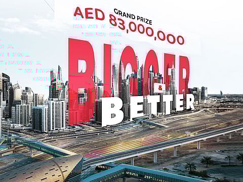 Emirates Draw announce on Tuesday  to increase the 'Grand Prize' money to Dh83m for their next draw.
