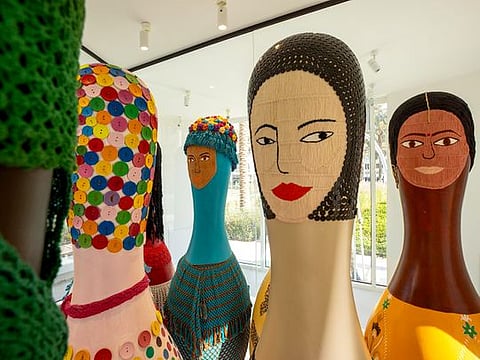 Expo 2020 Dubai: Life-sized bowling pin dolls raise human trafficking awareness