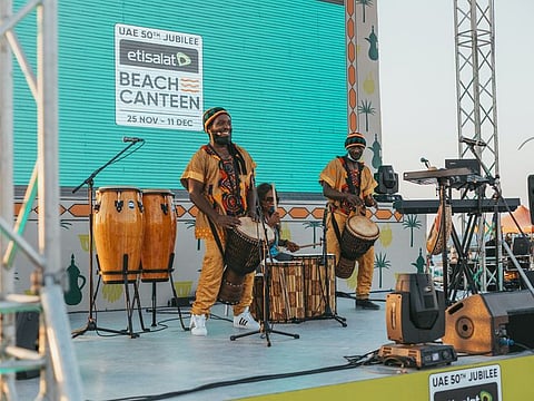 The event includes musical performances, events and fun activity zones