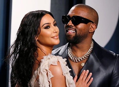 Kim Kardashian and Kanye West in a file photo