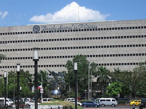 The main building of the Bangko Sentral ng Pilipinas (BSP), the Philippine central bank building, on Roxas Boulevard facing the Manila Bay