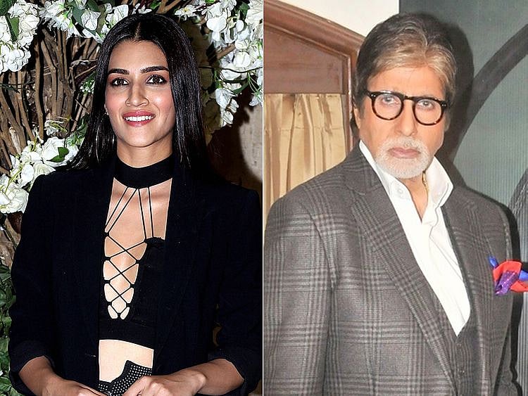 Kriti Sanon and Amitabh Bachchan