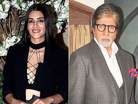 Kriti Sanon and Amitabh Bachchan