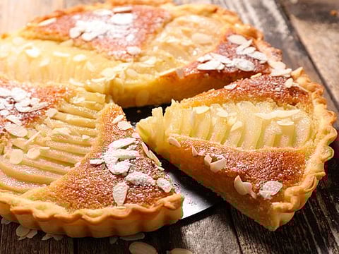 Baked pear tart recipe
