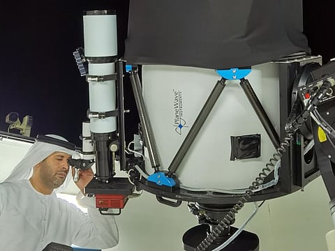 Nezar Sallam, head of the team at Emirates Astronomical Observatory, was able to discover the three new variable stars and record them in The International Variable Star Index