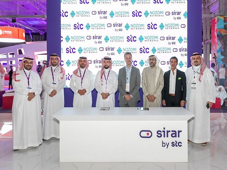 The STC and Nozomi Networks executives at the launch - resized