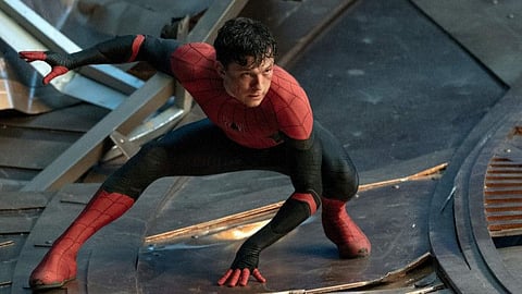 Tom Holland stars as Peter Parker/Spider-Man in Columbia Pictures' 'Spider-Man: No Way Home'