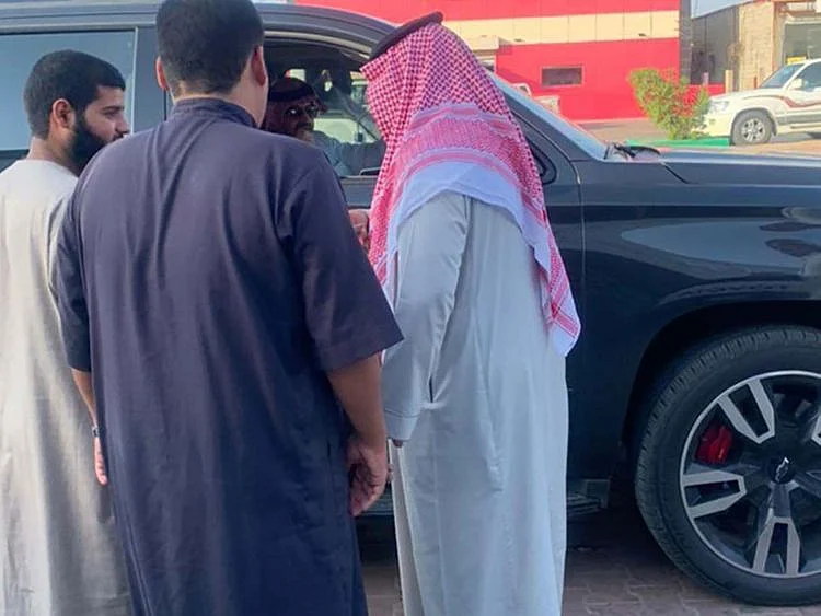  Prince Turki took the man with him to a car showroom where he bought him a brand-new Toyota Hilux, and handed over its keys to him telling him: "It's yours".