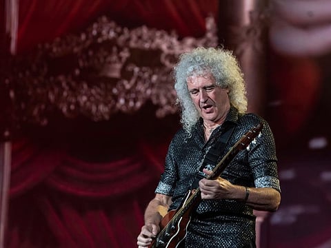 Queen's lead guitarist Brian May
