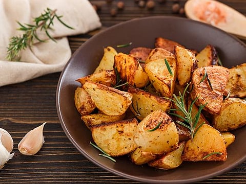 Festive roasted potatoes recipe for Xmas