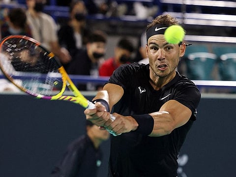 Rafael Nadal was last in action at the Mubadala World Tennis Championship in Abu Dhabi
