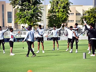 LOOK: UAE youth cricket team practise at ICC Cricket Academy in Dubai 