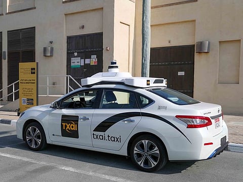 The first pilot phase of the driverless taxi was launched on Yas Island and will conclude on December 23. 