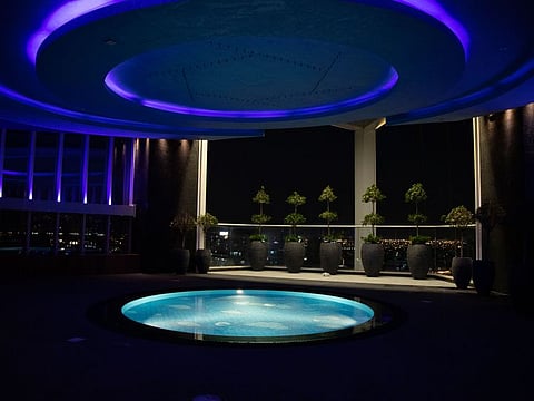 All the comforts for a self-sustained residential community. Danube Properties' recently delivered Miraclz shines in a late December evening/ 