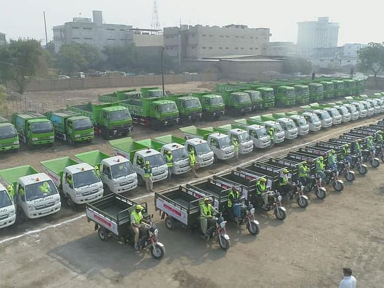  The company - Gansu Construction Investment Heavy Industry Technology - after launching of waste collection system in the industrial estate will expand its door-to-door service to entire District Korangi of Karachi in next three months.