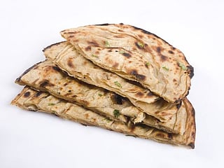 Flaky clay oven bread or Laccha paratha