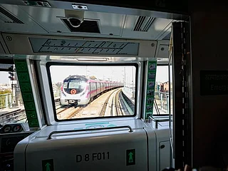 Photos: PM Modi inaugurates India's first driverless train for Delhi Metro