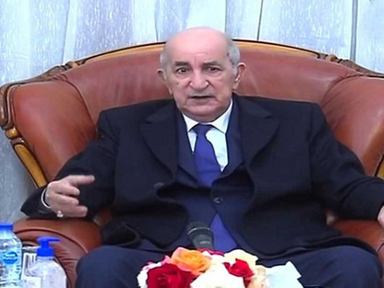 Algerian President Abdelmadjid Tebboune
