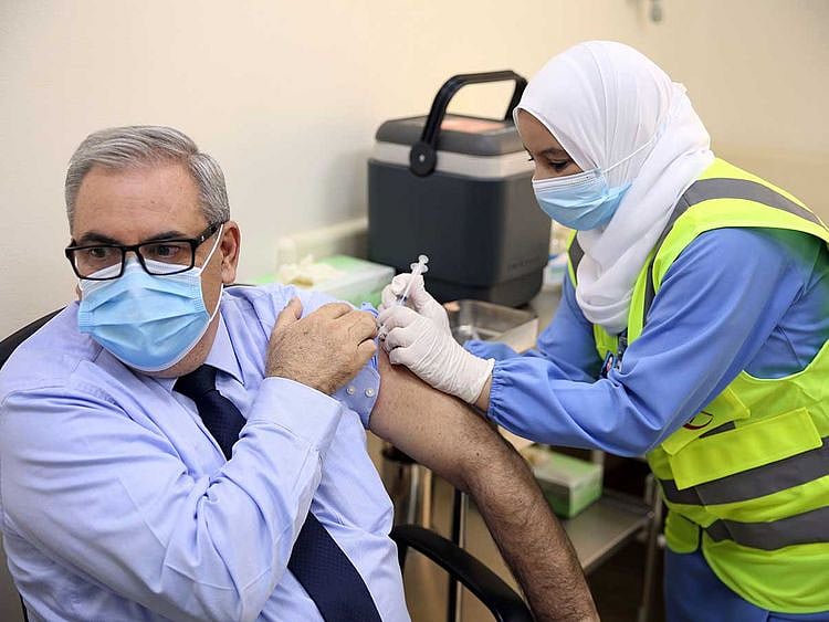 Jean Jabbour, WHO representative to Oman covid vaccine