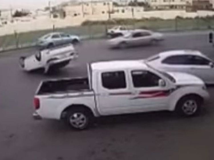 Saudi accident screenshot