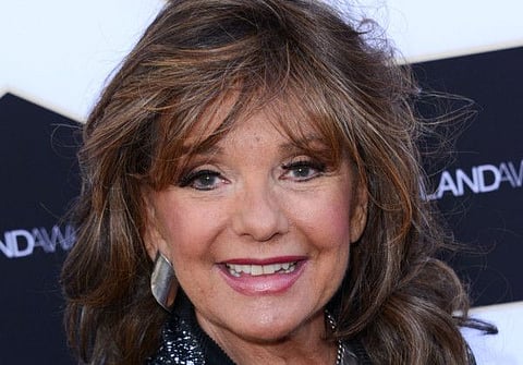 In this file photo taken on April 11, 2015 US actress Dawn Wells poses at the 2015 TV Land Awards at the Saban Theatre in Los Angeles.