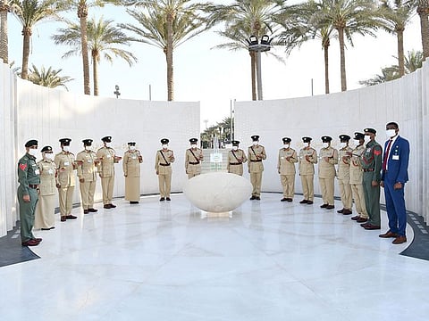 The annual inspection of the General Department of Anti-Narcotics at Dubai Police was held in the UAE Pavilion at Expo 2020 Dubai.
