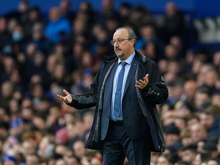 Rafa Benitez's Everton lost to Brighton