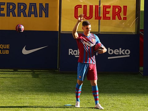 Ferran Torres is unveiled at Barcelona