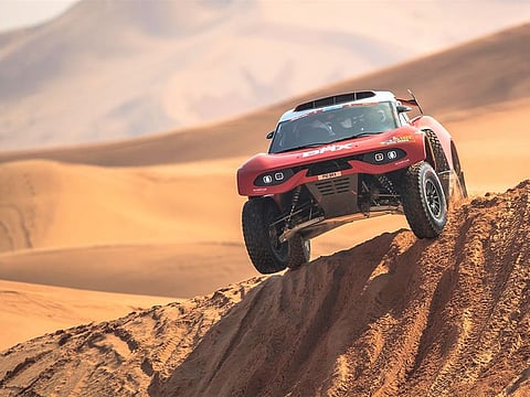 BRX's Nani Roma in action in the Dakar Rally 