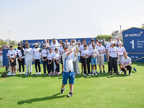 EDGA Dubai Finale winner Brendan Lawlor of Ireland