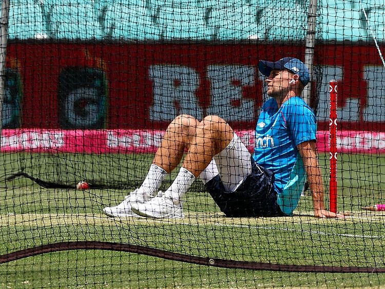 England's captain Joe Root during a training session at the Sydney Cricket Ground 