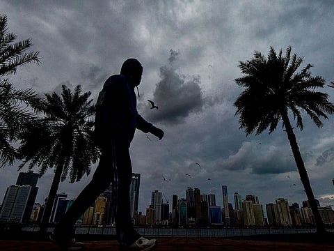 Cloudy weather in Sharjah