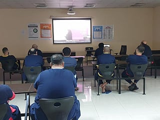 Inmates are seen in Sharjah jail. [Illustrative image]