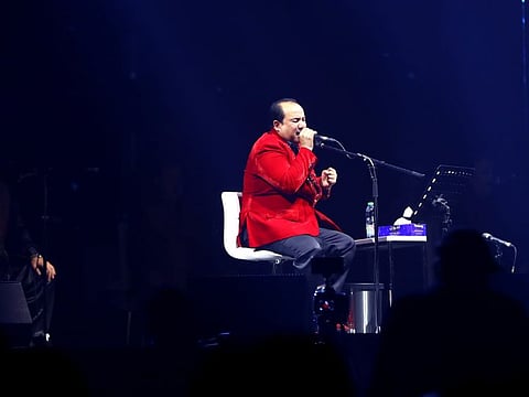 Pakistani singer Rahat Fateh Ali Khan.